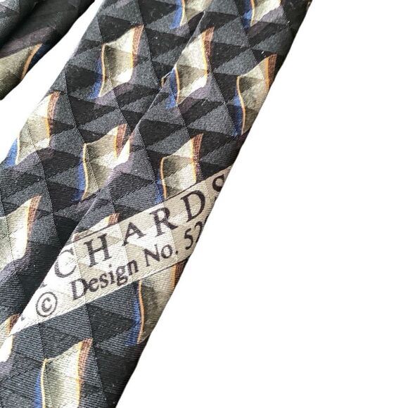 Pre Owned Men’s J. Z. Richards for Nordstrom Hand Crafted Tie Neck Tie Necktie - Picture 5 of 6